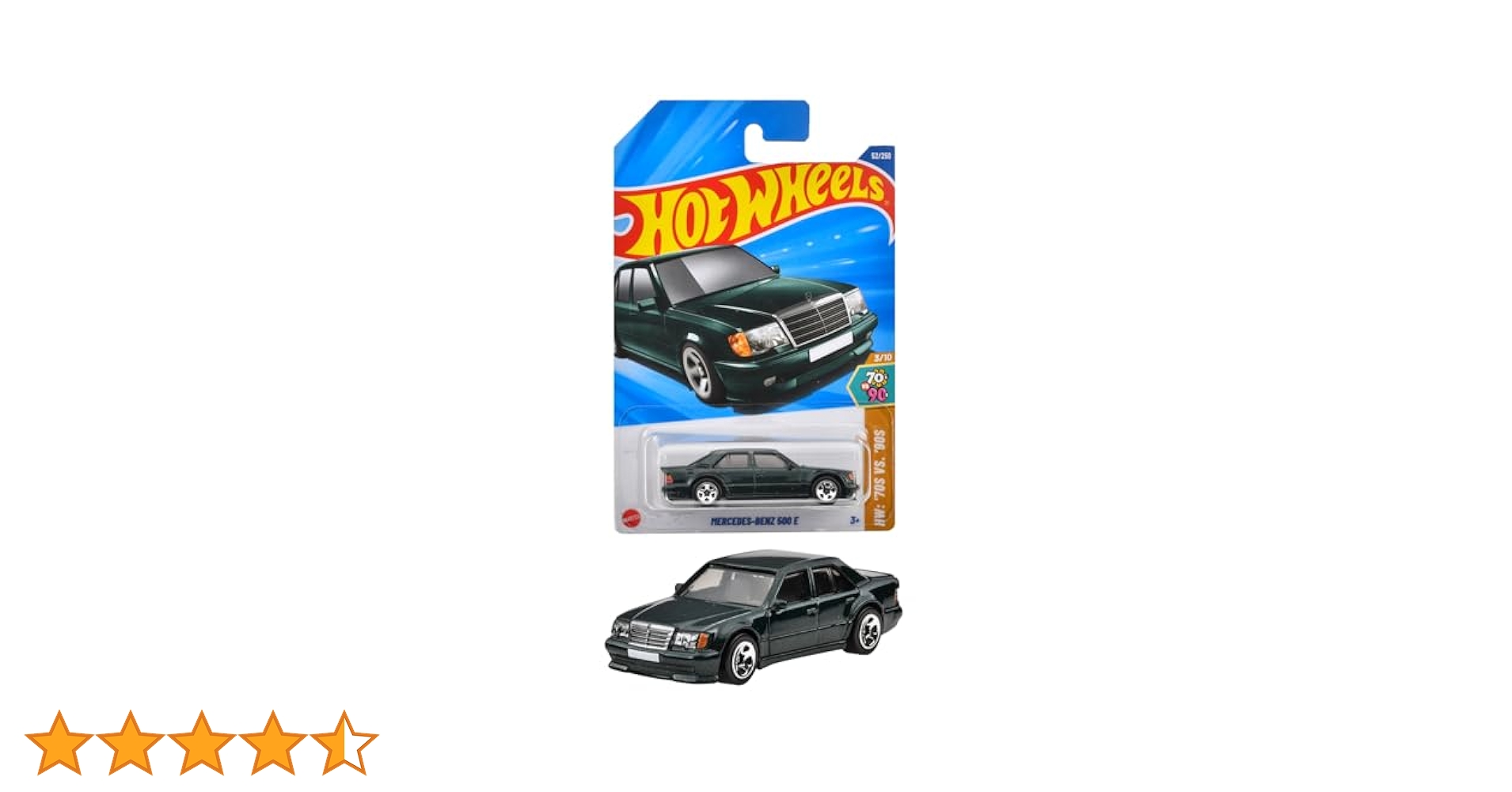 ホット ウィール メルセデス ベンツ 500 E チェイス Chase 500E ☆Mercedes-Benz 500 E☆ {CHASE} Hot Wheels Premium Canyon